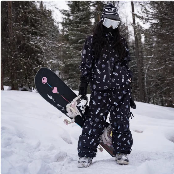 Women’s Waterproof Windproof Ski Suit Set