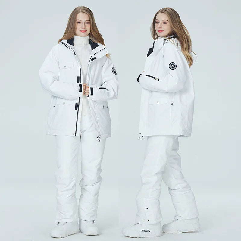 Women’s Waterproof Windproof Ski Suit for Winter Sports