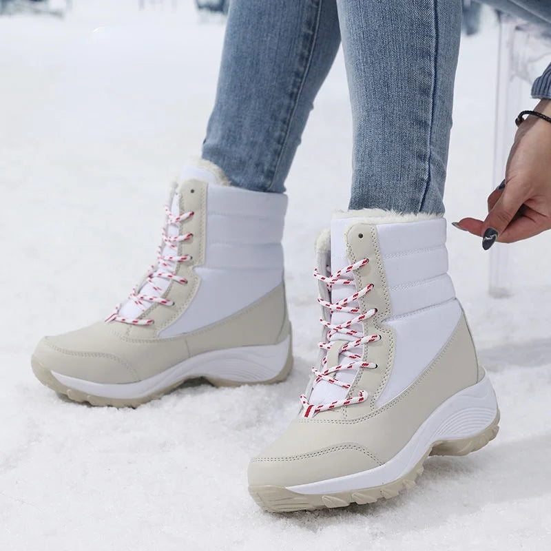 Women’s Waterproof Winter Platform Snow Boots