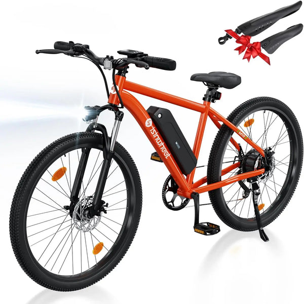 20MPH Electric Mountain Bike with Removable Battery & 35 Speeds