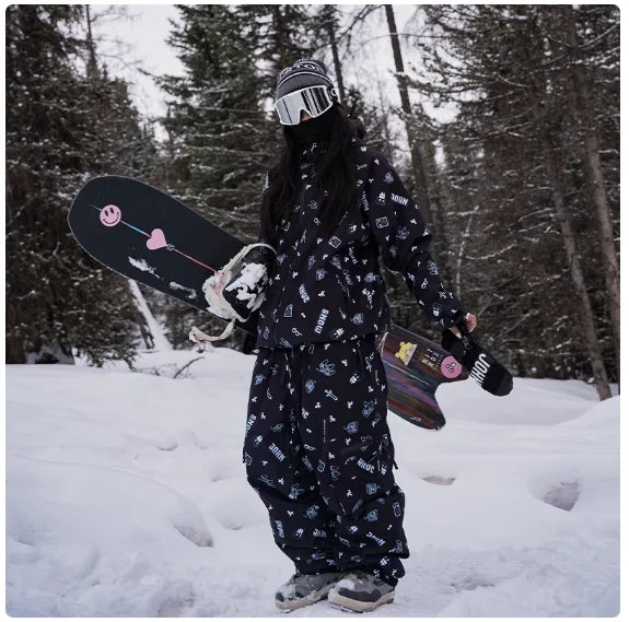 Women’s Waterproof Windproof Ski Suit Set