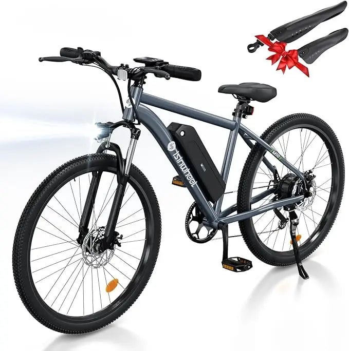 20MPH Electric Mountain Bike with Removable Battery & 35 Speeds