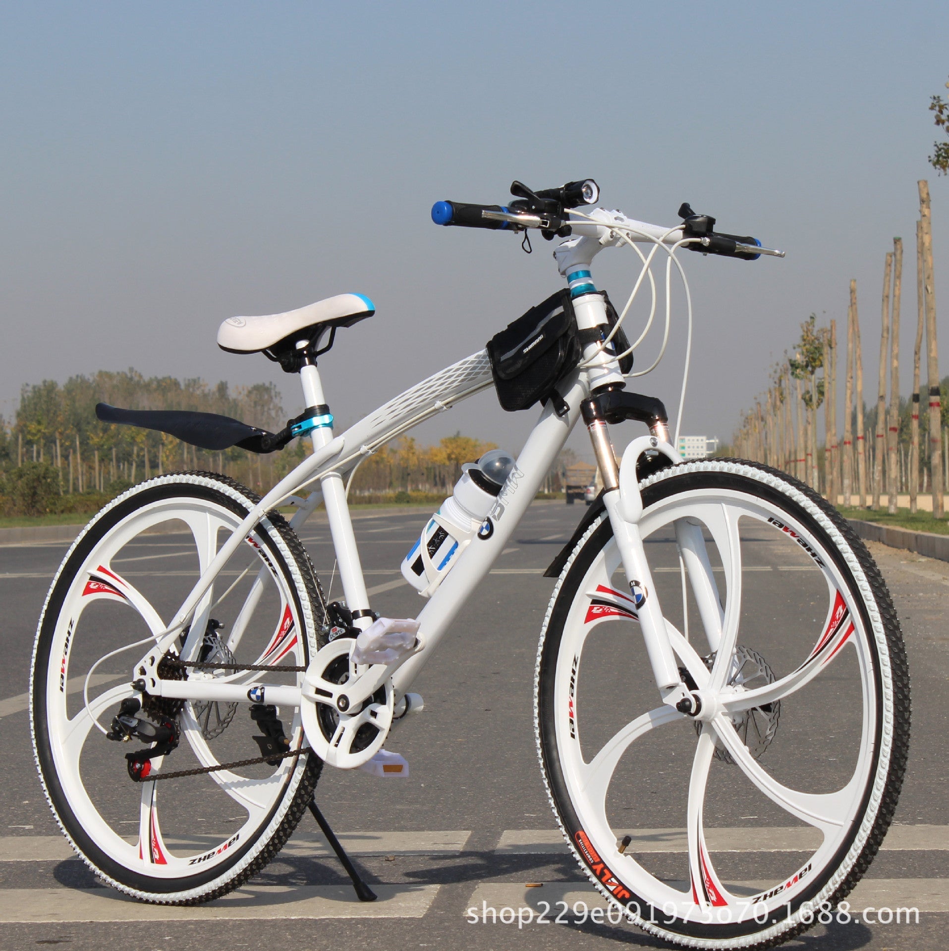 BMW Cross Country Mountain Bike with Double Disc Brakes