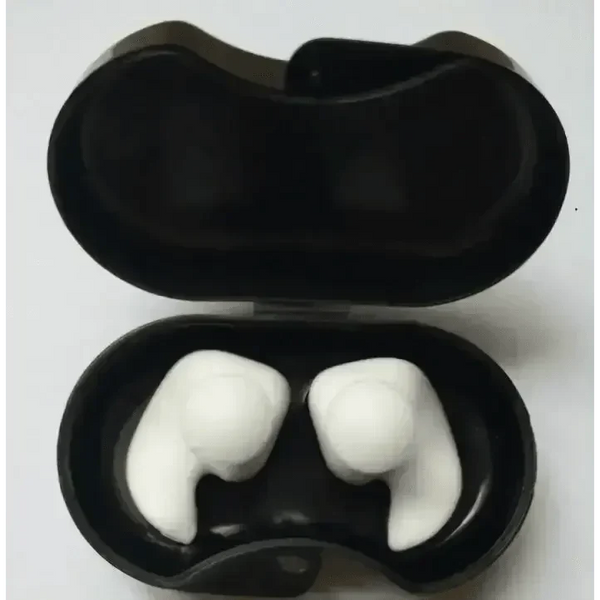 Blue Silicone Water Sports Earplugs Hypoallergenic