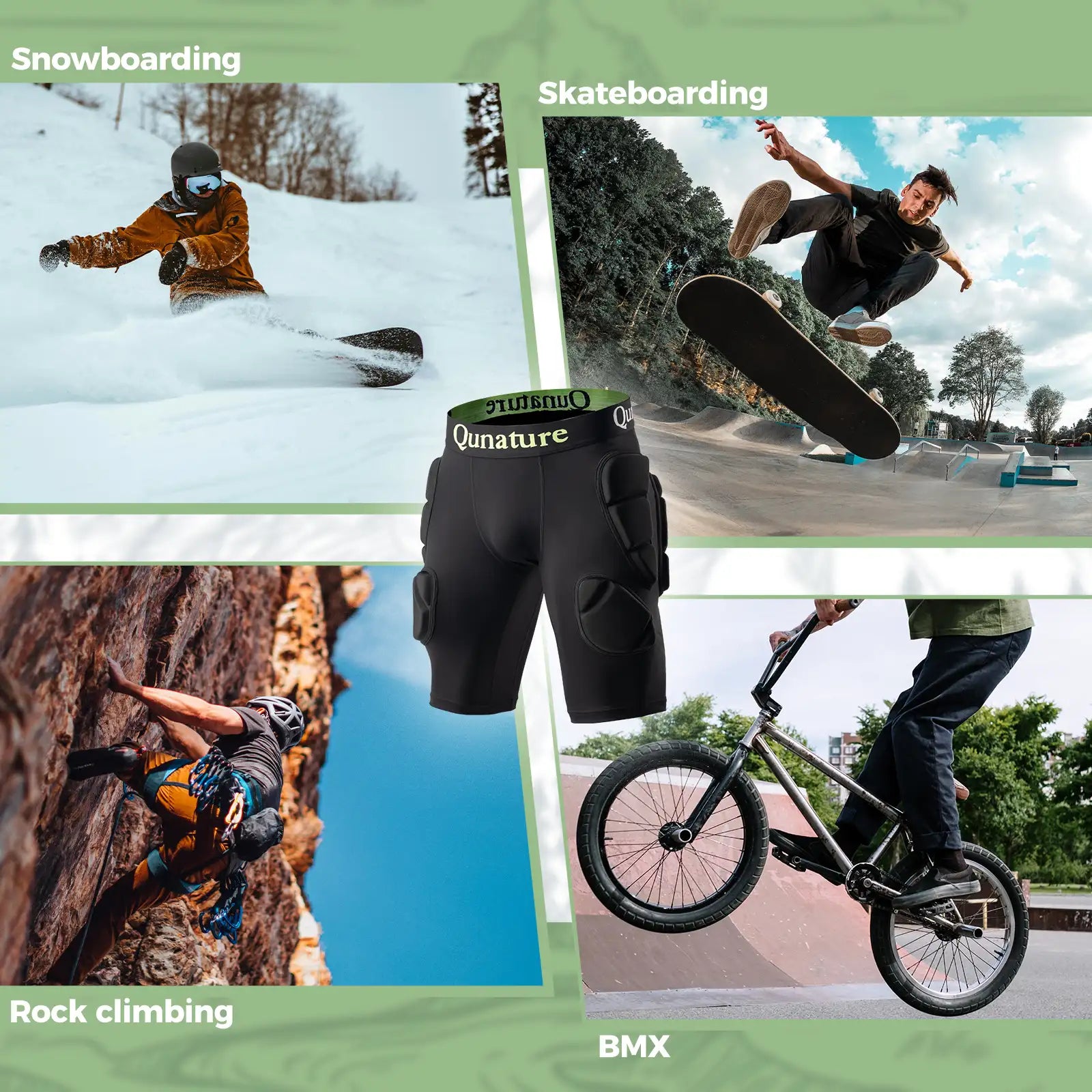 Padded Ski Hip Protector for Winter Sports Safety
