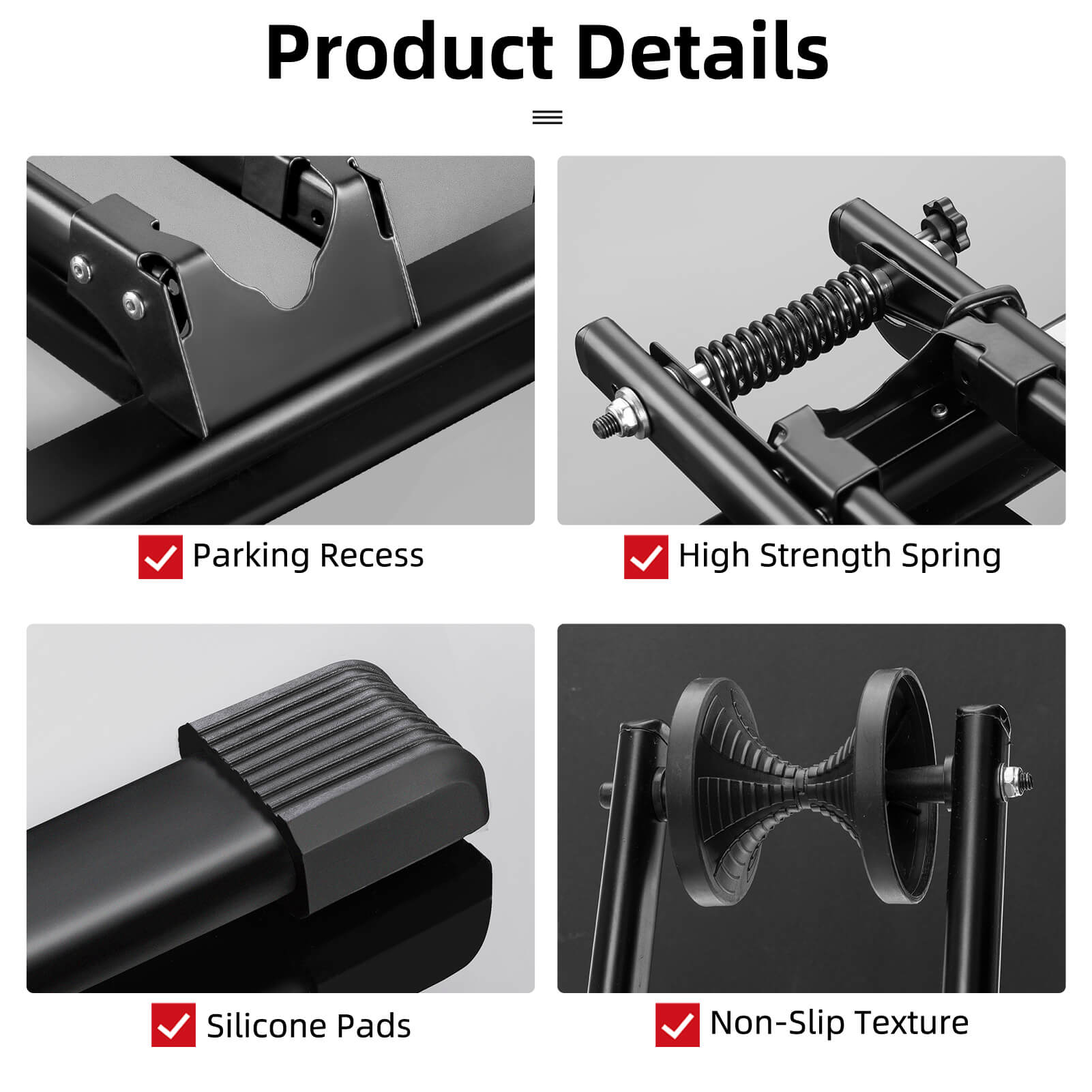 Foldable Bike Stand Portable Bicycle Storage Rack